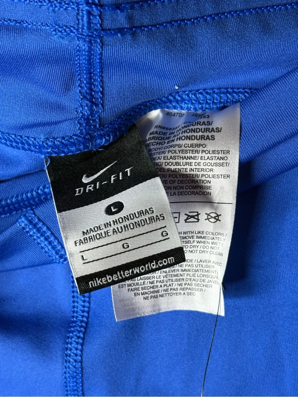 Nike Women's Performance Game Volleyball Shorts 3.75” NWT Royal Blue Sz L